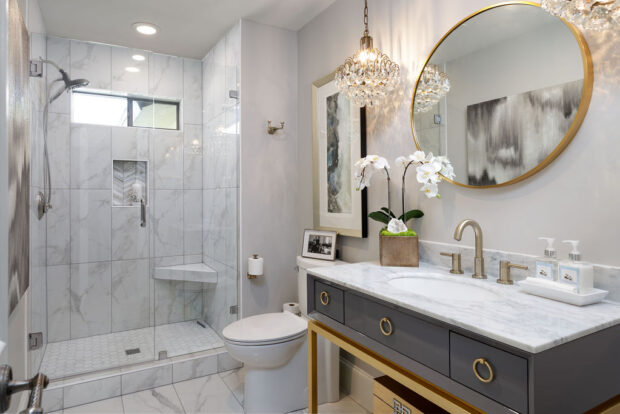 dallas bathroom remodel project
